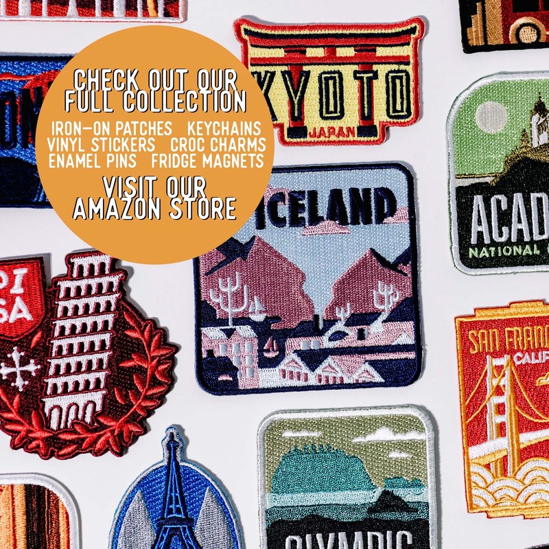 Vagabond Heart Washington DC PVC Fridge Magnet