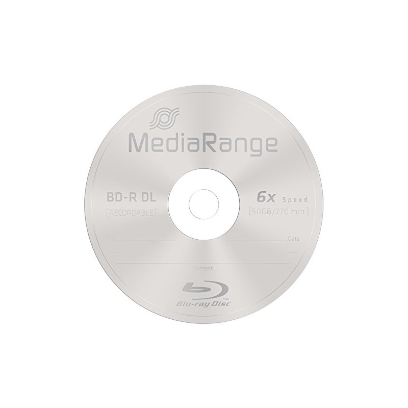 MediaRange 10 x BD-R DL - 50 GB 6X -