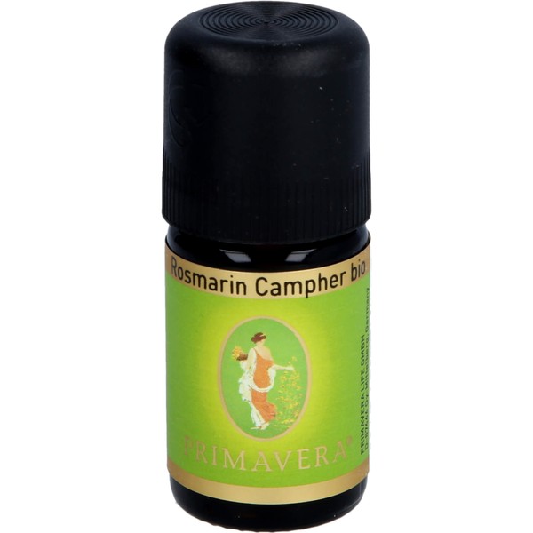 PRIMAVERA Rosmarin Campher bio naturreines ätherisches Öl, 5 ml ätherisches Öl