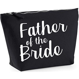 Hippowarehouse Father of the bride printed make up cosmetic wash bag 18x19x9cm