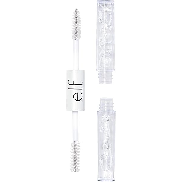 e.l.f. Clear Brow & Lash Mascara, Dual-Sided Brushable Clear Gel