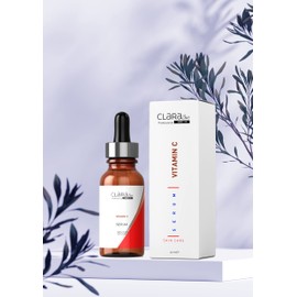 Claraline Vitamin C Serum (20 ml), Paraben-Free, Cruelty Free, Long Lasting, Brightening Serum for Dark Spots, Fine Lines & Wrinkles, Anti Aging, Glowing Skin, Skin Care Treatment