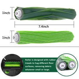 I-clean Replacement iRobot Roomba J7+ (7150/7550) i6+(6550) / i7+ (7550)/i3+ (3550)/E5 (5150) Robot Vacuum Parts, 23Packs Accessories Kit Compatible for iRobot Roomba i Series, E Series,J Series