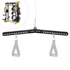 RIMLUFE 32" D Handle Cable Crossover Double Pulley System Workout