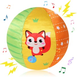 1 Pcs Baby Soft Balls Baby Ball Soft Balls for Kids Indoor Ring Bell Ball Music Sense Learning Toy Educational Toy