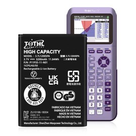 3200mAh TI-84 Plus CE,Rechargeable Battery for TI Nspire CX, [2025 New Upgrade] TI Nspire CX CAS (New Model)