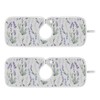 Kitchen Faucet Absorbent Mat,Lavender Flower Water Splash Guard for Sink,