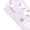 1:3 Mini Doll Clothes Design Ruler, Drawing Template Tools Sewing
