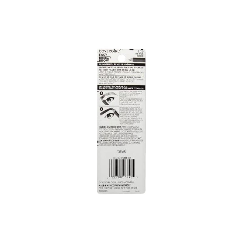 Covergirl Brow and Eyemaker, Midnight Black