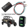 ON Off ON Turn Rocker Switch, LED Indicator Easy Wiring