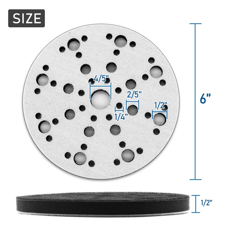 6 Inch Interface Pad for Festool 150 Random Orbital Sanders,