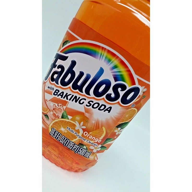 Fabuloso 3 Bottles x Fabuloso ORANGE w/ BAKING SODA All