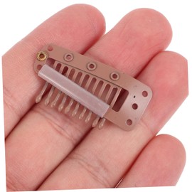 OHPHCALL 30pcs Snap Hair Clips for Wig Fixing Metal Wig Clip Set Hair Extensions Accessories