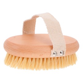 Ipetboom 1pc Bristle Massage Brush Handle Body Brush Bath Brush Dry Brush for Scrubber Dry Brush for Bath Skin Brush Body Exfoliating Scrub Brush Soft Wooden Clean