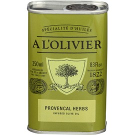 A L'Olivier Olive Oil Infused with Herbs Provence, 8.3 Ounce Tin