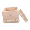 Zerodeko Tofu Maker Wooden Pressing Mold Household DIY Tofu Mould
