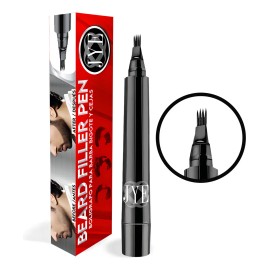 Bolígrafo Para Barba Bigote Cejas Solo Jye Color Negro