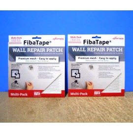 Saint-Goban ADFORS 2 FibaTape Multi-Pack 4x4" 6x6-in Self-Adhesive Drywall Hole Wall Repair Patch