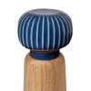 Kahler Hammershoi Salt and Pepper Grinder, Indigo, 5.7"H x 2.6"D