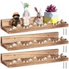Wenqik 3 Pcs Snow Mountain Floating Shelves Wood Nursery Book