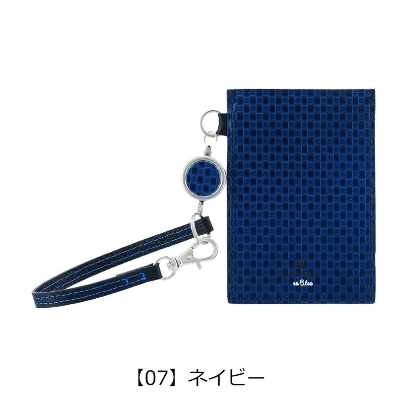 Lanvin On Blue 345164 Espace Men's Genuine Leather Cowhide Pass