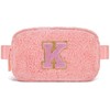 Uygafly - Bolsa de cinturón con iniciales, Melocotón, K