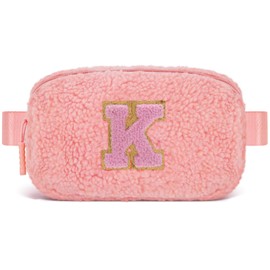 Uygafly - Bolsa de cinturón con iniciales, Melocotón, K
