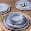 GBHOME Ceramic Dinnerware Sets for 4, 12 Pieces Stoneware Plates