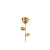 Eternal rose made of wrought iron - hand-forged (gold)
