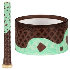 Lizard Skins DSP Ultra Outburst Baseball Bat Grip - 0.5mm 1.1mm – Next-Gen Durasoft Polymer Bat Tape (Mint Scoop, 1.1mm)