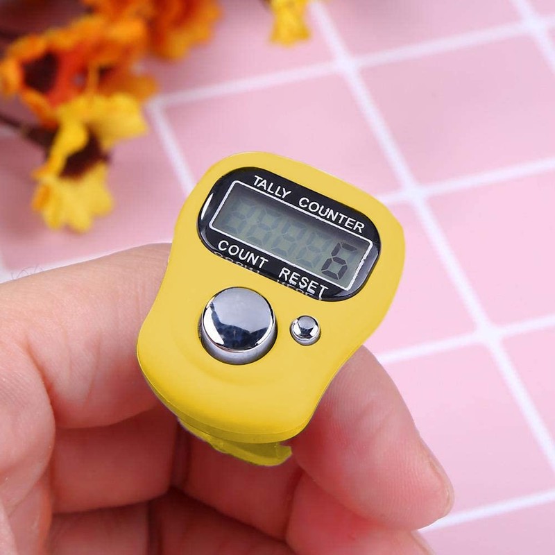 Digital lap counter, mini finger counter, electronic hand counter, finger