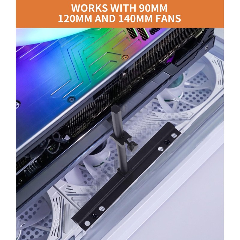 GPU Support Bracket, Adjustable Aluminum Anti Sag GPU Bracket, Video