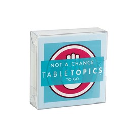 TableTopics - to GO Not a Chance - 40 Fun Filled Question Cards to Test The Limits & Boundaries, Fun Filled Game for Friends & Family, Great for Game Night or to GO on Card Rides & Summer Road Trips