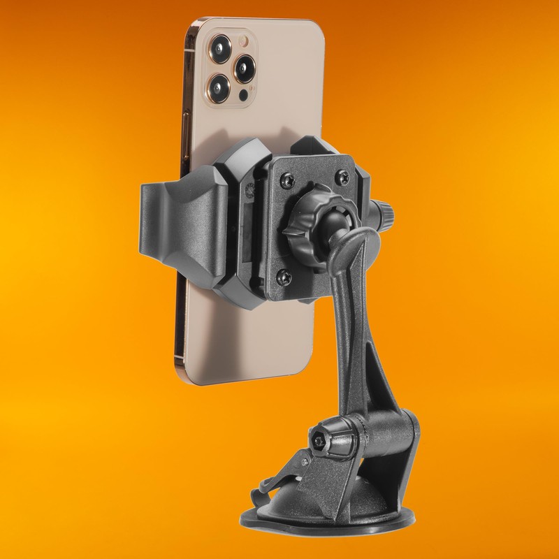 iBOLT SafeMag Suction Cup Mount- Compatible with Qi, MagSafe, and