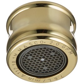 Delta Faucet RP18454PB 2.2 GPM Aerator, Polished Brass