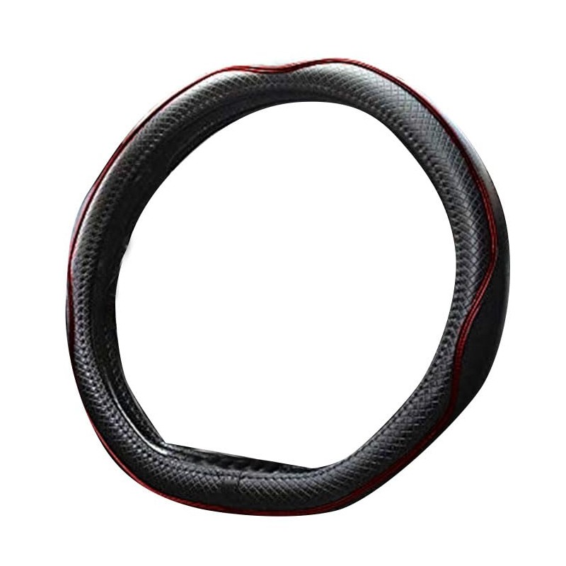 Mayco Bell Flat Bottom Steering Wheel Cover Anti-Slip,Safety,Soft,Breathable,Durable,Full Surround,Comfortable Grip