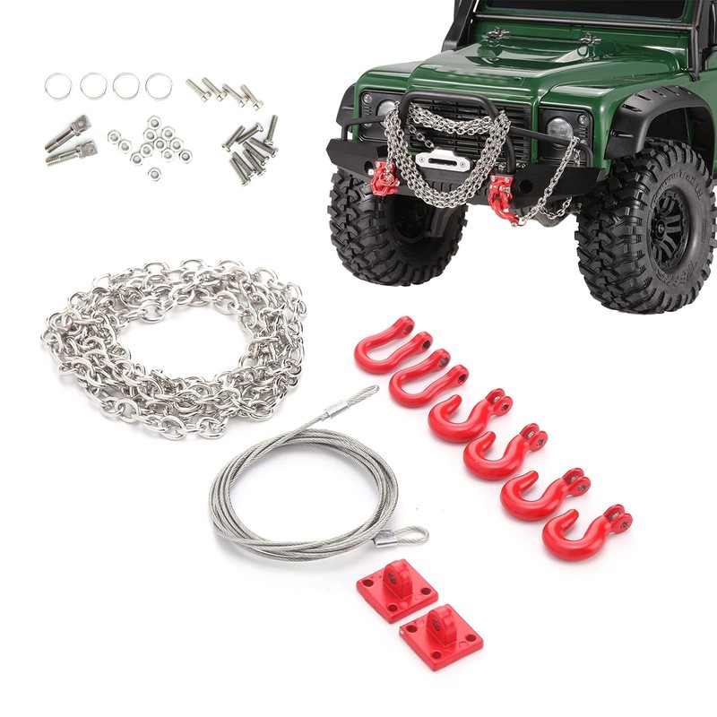 RiToEasysports RC Trailer Safety Chain,Metal Trailer Hook Tow Chain Tow