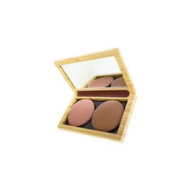 Zao Bamboo Box (Empty) Eye Shadow Powder Blush Brush Cosmetic Makeup Make up Face Cosmetic Case For Refill/Refills