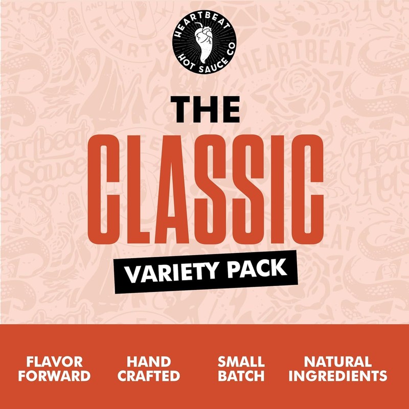 Heartbeat Hot Sauce Co. | Classic Variety Pack 6 oz.