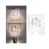 Paulmann 79674 Outdoor Housenumber Transparent Plastic