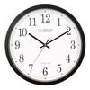La Crosse Technology Wall Clock, Plastic, 14-inch Dia. (WT-3143A) (WT-3143A-INT)