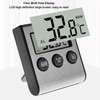 Digital Fridge Thermometer with Alarm and Memory, Small Freezer Thermometer