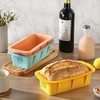 DAJLFA Silicone Bread Loaf Pan, 3 PCS Silicone Loaf Pans