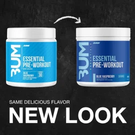Pre Entreno Cbum Essential RAW Nutrition 30 Servicios Sabor Blue Raspberry CBUM Polvo