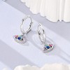 NARMO Dangle Hoop Earrings for Women 925 925 Sterling Silver