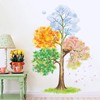 ufengke Four Seasons Tree Wall Stickers Removable Vinyl Wall Decals