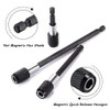 Mesee Set of 3 Pieces Magnetic Extension Chuck Adapter, 1/4