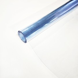 JERLITU Transparent PVC Vinyl 30cm X 122cm, 0.5mm Solid Color Waterproof Fabric Super Clear Roll for Making Handags DIY Decor Fashion Accessories Such as Hair Ornaments