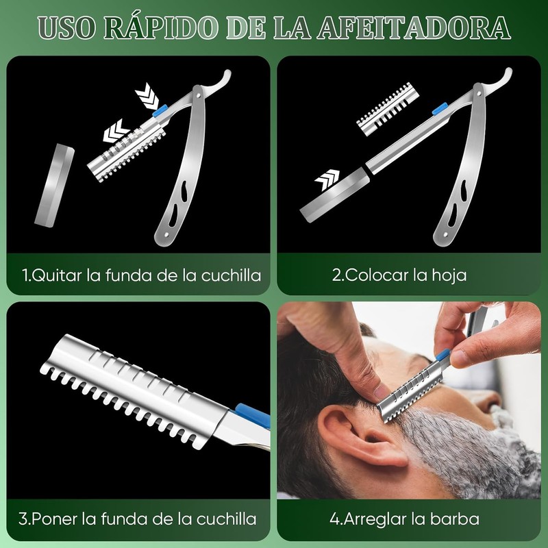 Kit Cuidado de Barba para Hombre 14 en 1 con