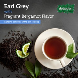 Dogadan Select Earl Grey, Premium Black Tea with Bergamot Flavor & Fruit Pieces, Caffeinated, Individually Wrapped Tea Bag Sachets, 10 Count (Pack of 3)
